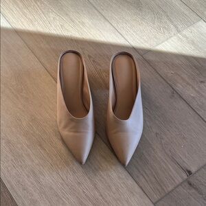 Vince Classic Brown Mules